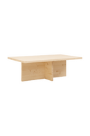 Rectangular Solid Wood Coffee Table | Decowood Tena | Oroatrade.com