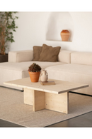 Rectangular Solid Wood Coffee Table | Decowood Tena | Oroatrade.com
