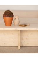 Rectangular Solid Wood Coffee Table | Decowood Tena | Oroatrade.com