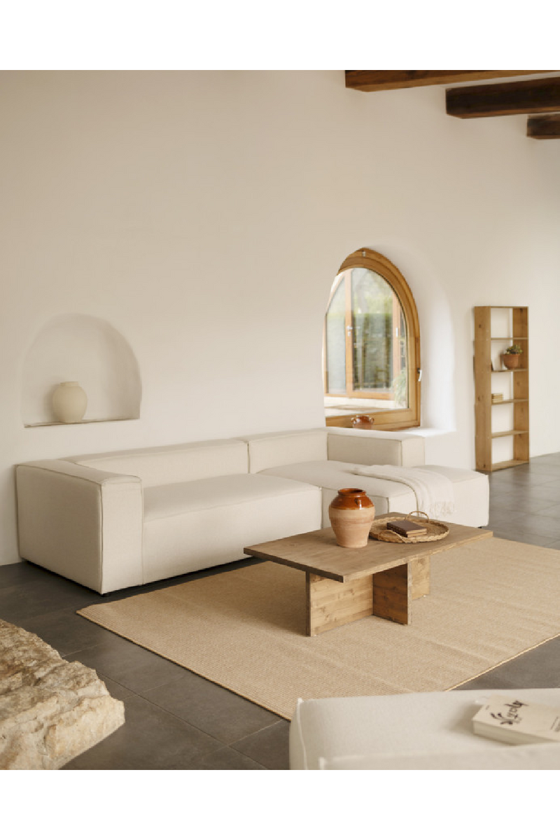 Rectangular Solid Wood Coffee Table | Decowood Tena | Oroatrade.com
