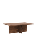 Rectangular Solid Wood Coffee Table | Decowood Tena | Oroatrade.com