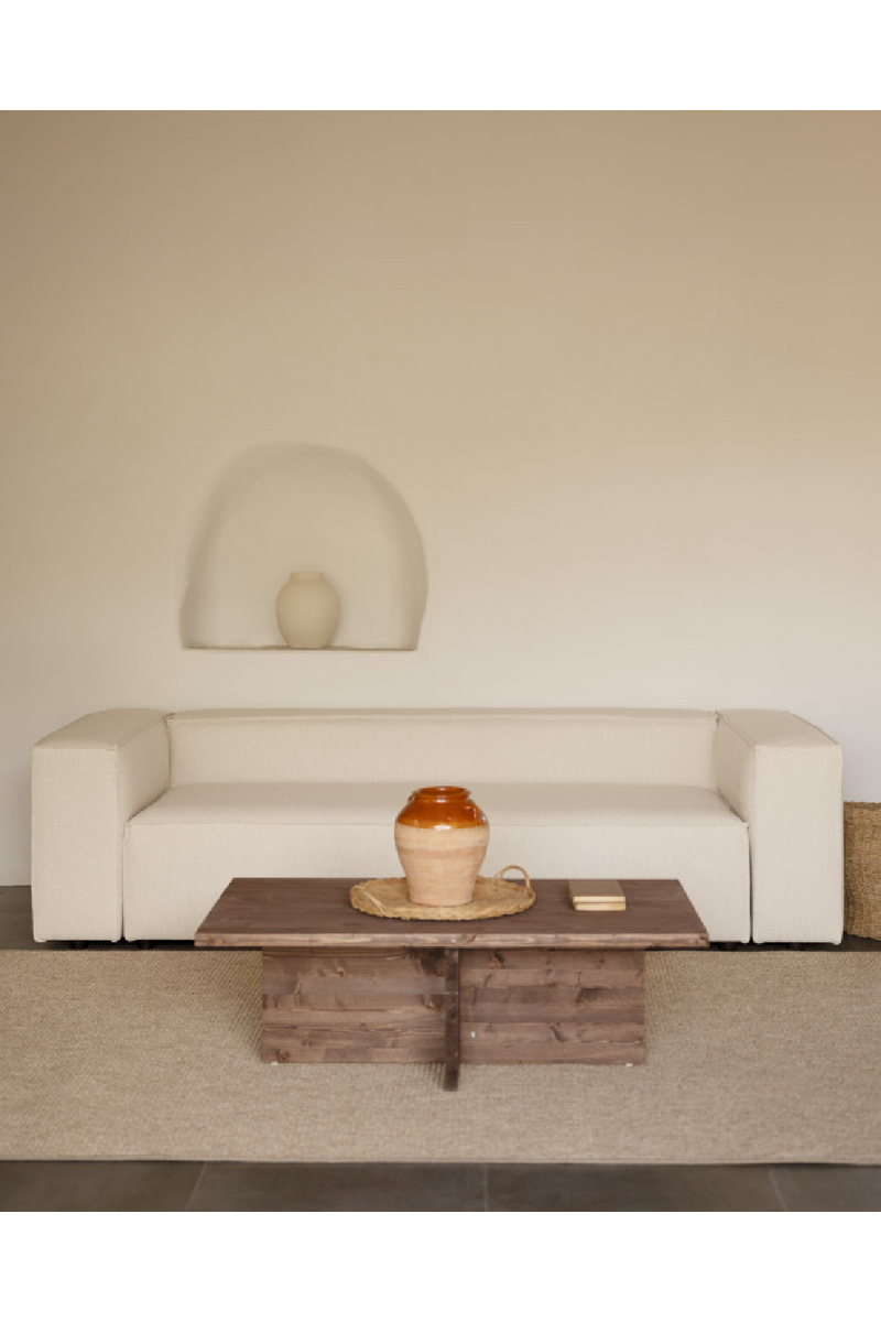 Rectangular Solid Wood Coffee Table | Decowood Tena | Oroatrade.com
