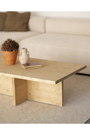 Rectangular Solid Wood Coffee Table | Decowood Tena | Oroatrade.com