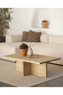 Rectangular Solid Wood Coffee Table | Decowood Tena | Oroatrade.com