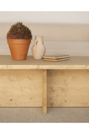 Rectangular Solid Wood Coffee Table | Decowood Tena | Oroatrade.com