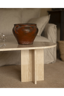 Oval Marble Coffee Table | Decowood Tuscany | Oroatrade.com