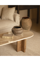 Oval Marble Coffee Table | Decowood Tuscany | Oroatrade.com