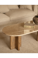 Oval Marble Coffee Table | Decowood Tuscany | Oroatrade.com