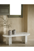 Oval Marble Coffee Table | Decowood Tuscany | Oroatrade.com