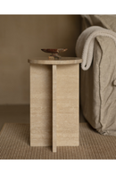 Round Marble Side Table | Decowood Tuscany | Oroatrade.com