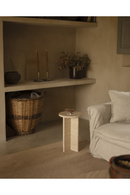 Round Marble Side Table | Decowood Tuscany | Oroatrade.com