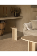 Round Marble Side Table | Decowood Tuscany | Oroatrade.com