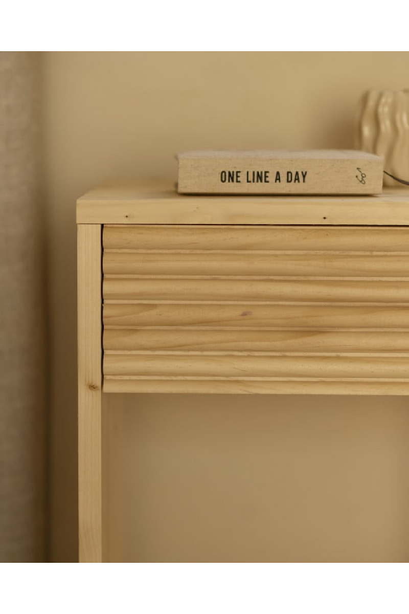 Fluted Drawer Nightstand | Decowood Ubud | Oroatrade.com