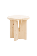 Round Nordic Nightstand | Decowood Vega | Oroatrade.com