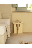 Round Nordic Nightstand | Decowood Vega | Oroatrade.com