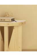 Round Nordic Nightstand | Decowood Vega | Oroatrade.com