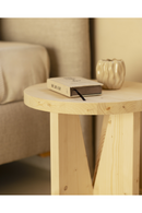 Round Nordic Nightstand | Decowood Vega | Oroatrade.com