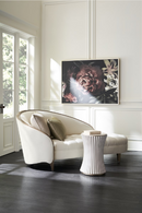 Cream Velvet Tufted Chaise | Caracole Valentina | Oroatrade.com