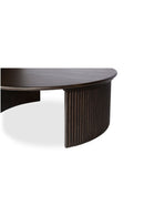 Hospitality furniture - Oak Fluted Base Coffee Table - www.oroatrade.com