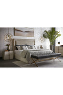 Hospitality furniture - Leather-Look 2-Drawer Nightstand - www.oroatrade.com
