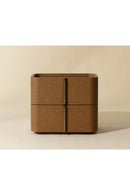 Hospitality furniture - Leather-Look 2-Drawer Nightstand - www.oroatrade.com
