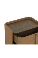 Hospitality furniture - Leather-Look 2-Drawer Nightstand - www.oroatrade.com