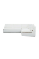 3-Piece White Outdoor Modular Sofa | Novi Living Miles | Oroatrade.com