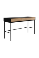 Solid Oak 2-Drawer Desk | Ethnicraft Blackbird | Oroatrade.com