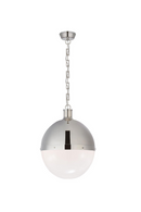 White Glass Ball Pendant Lamp | Andrew Martin Hicks | Oroatrade.com