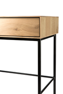 Solid Oak 2-Drawer Desk | Ethnicraft Blackbird | Oroatrade.com