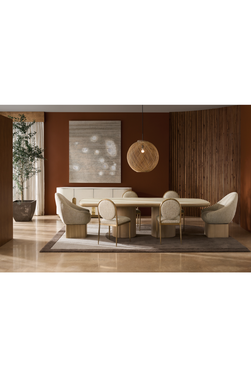 Bronze Hardware 4-Door Sideboard | Caracole Tangier | Oroatrade.com