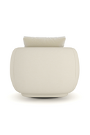 Ivory Linen Swivel Chair | Caracole Lumi | Oroatrade.com