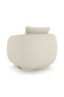 Ivory Linen Swivel Chair | Caracole Lumi | Oroatrade.com