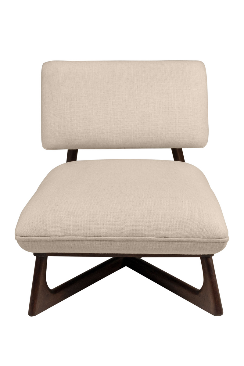 Beige Upholstered Lounge Chair | Versmissen Londa | Oroatrade.com