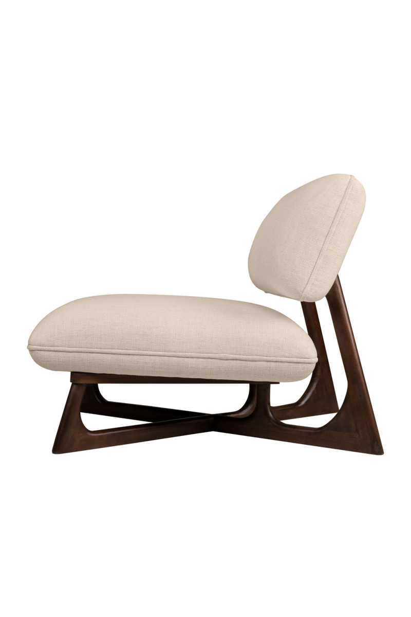 Beige Upholstered Lounge Chair | Versmissen Londa | Oroatrade.com