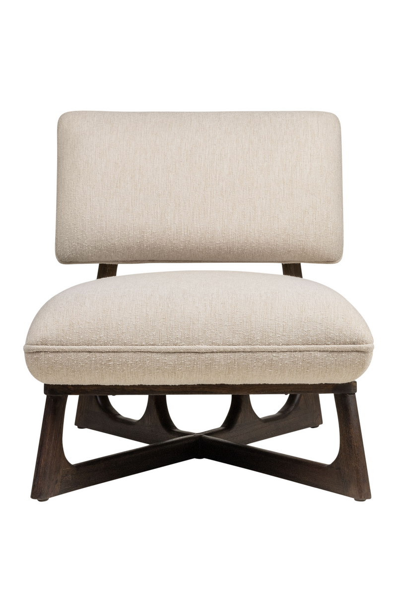 Beige Upholstered Lounge Chair | Versmissen Londa | Oroatrade.com