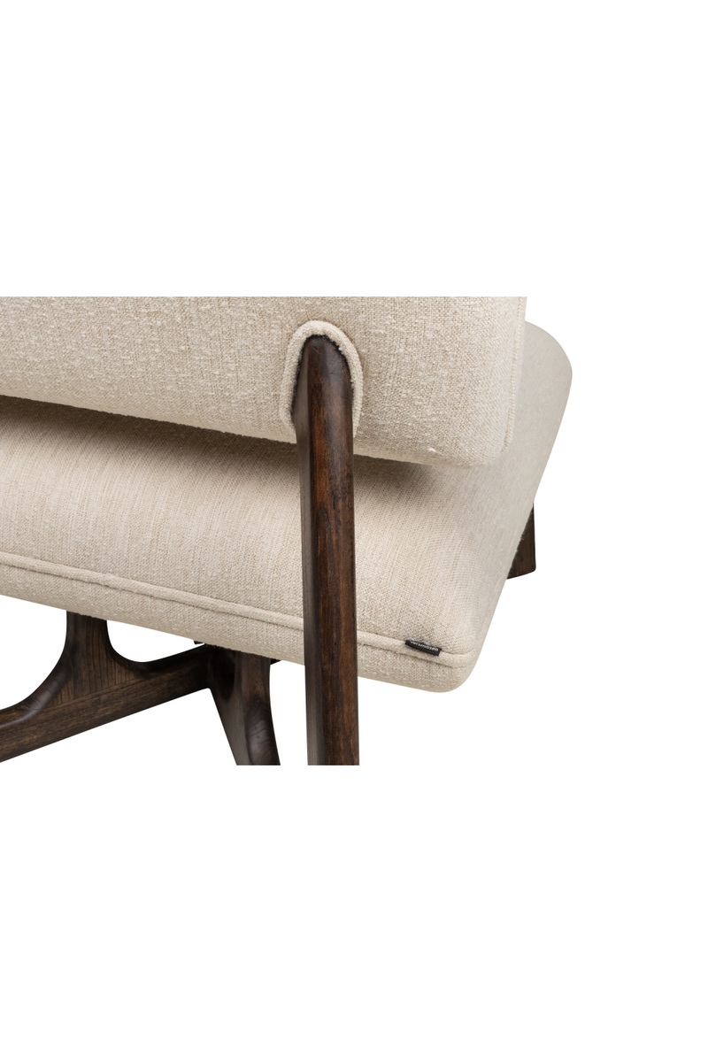 Beige Upholstered Lounge Chair | Versmissen Londa | Oroatrade.com