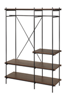 Brown Teak Hanging Rack | Ethnicraft Oscar | Oroatrade.com