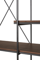 Brown Teak Hanging Rack | Ethnicraft Oscar | Oroatrade.com