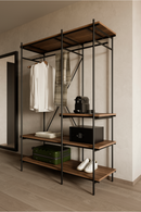 Brown Teak Hanging Rack | Ethnicraft Oscar | Oroatrade.com