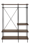 Brown Teak Hanging Rack | Ethnicraft Oscar | Oroatrade.com