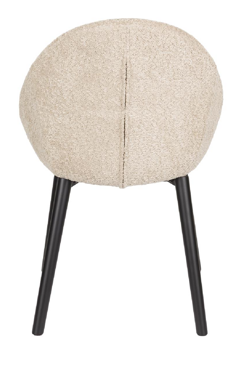 Bouclé Tub Dining Chairs (2) | Dutchbone Fenna | Oroatrade.com