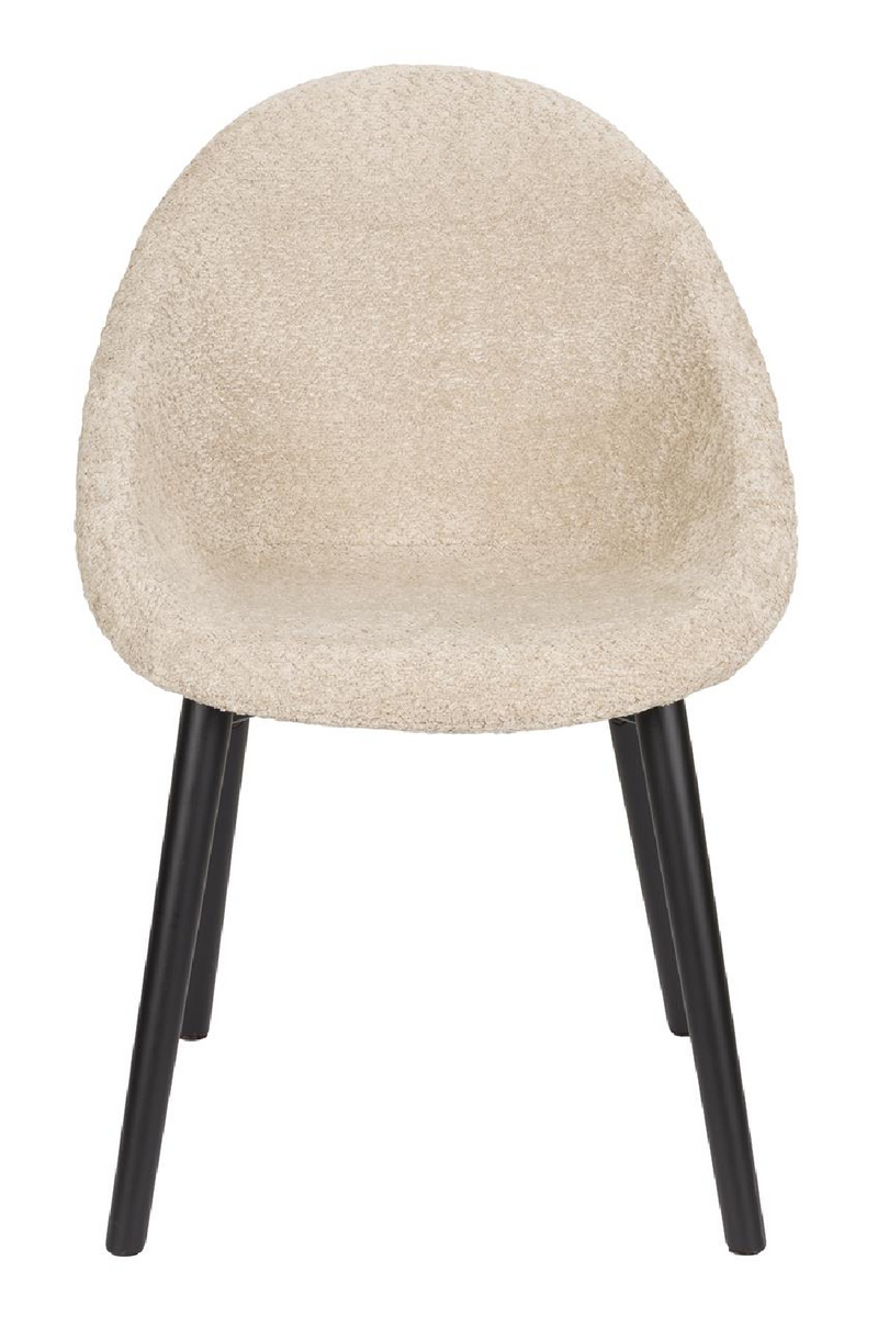 Bouclé Tub Dining Chairs (2) | Dutchbone Fenna | Oroatrade.com