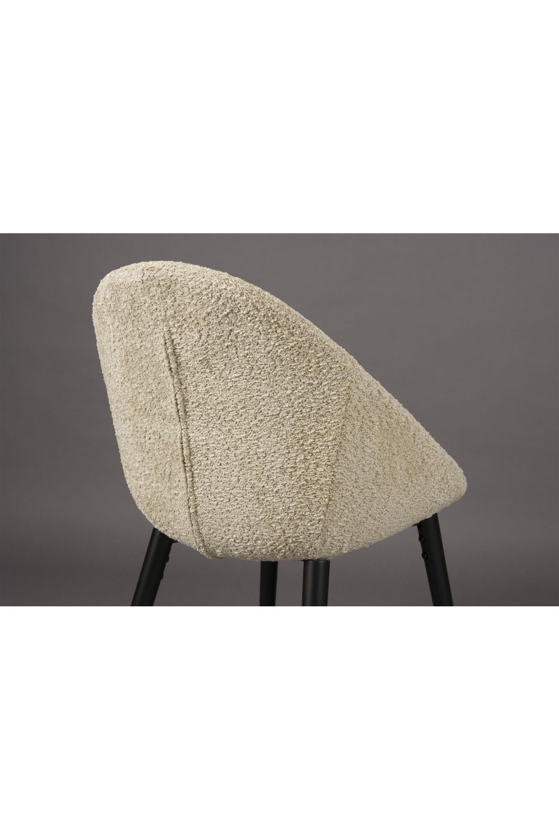 Bouclé Tub Dining Chairs (2) | Dutchbone Fenna | Oroatrade.com