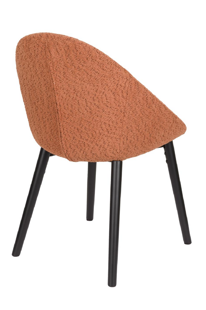 Bouclé Tub Dining Chairs (2) | Dutchbone Fenna | Oroatrade.com