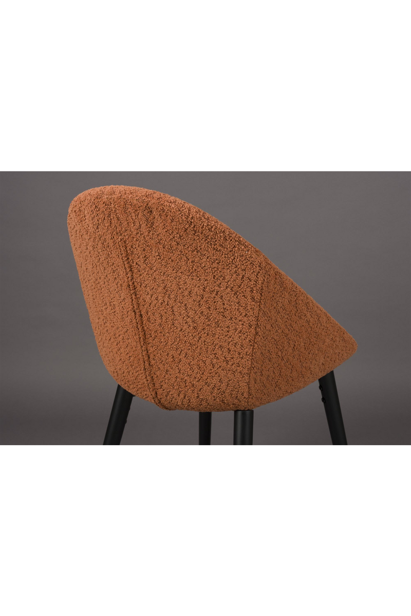 Bouclé Tub Dining Chairs (2) | Dutchbone Fenna | Oroatrade.com