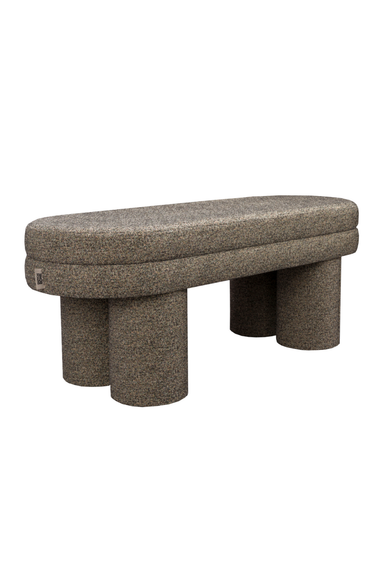 Bouclé Upholstered Bench | Dutchbone Fern | Oroatrade.com