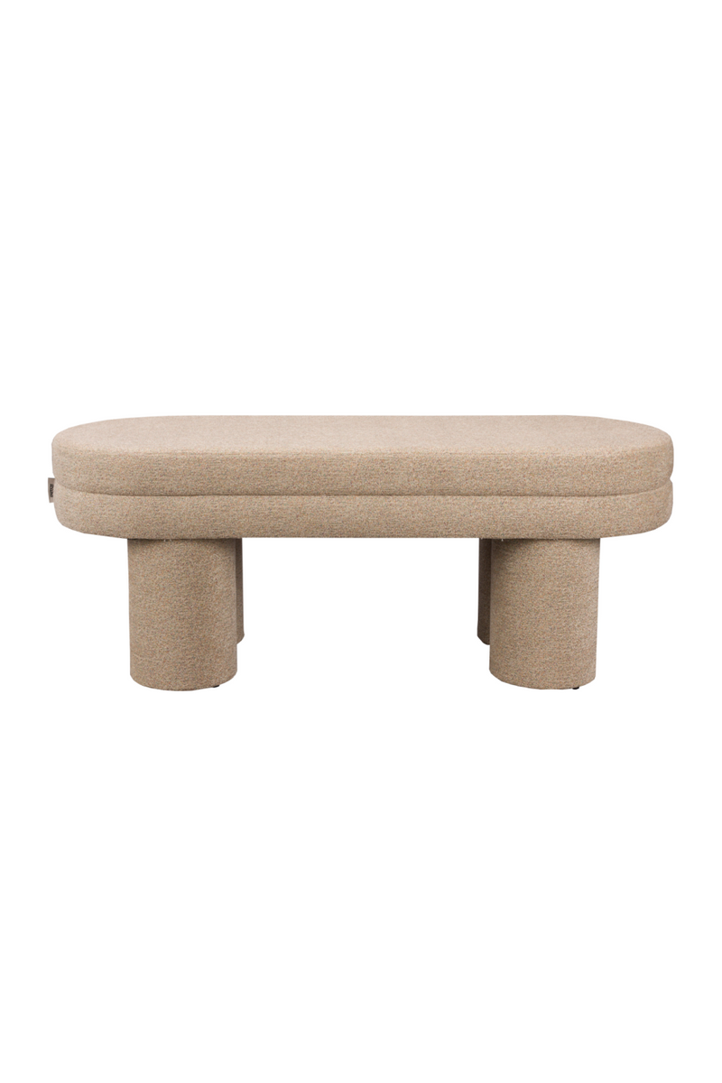 Bouclé Upholstered Bench | Dutchbone Fern | Oroatrade.com