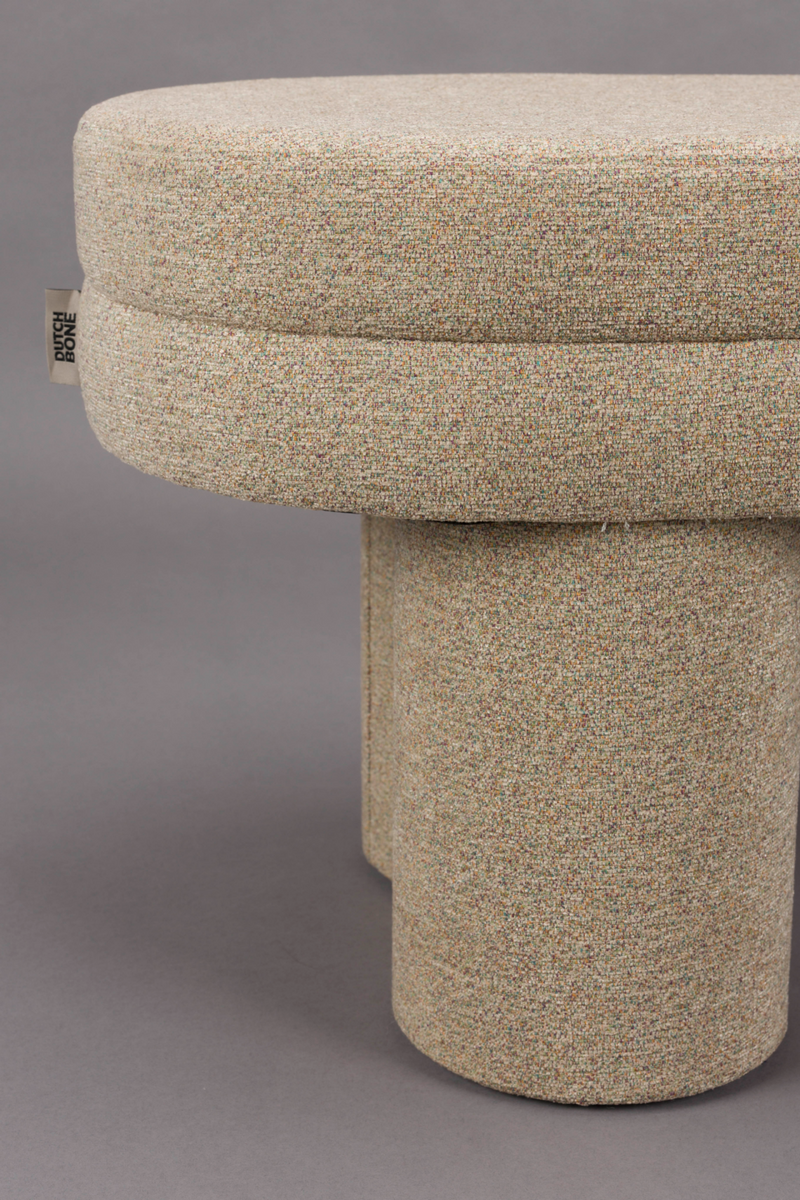 Bouclé Upholstered Bench | Dutchbone Fern | Oroatrade.com