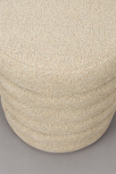 Bouclé Upholstered Stool | Dutchbone Fern | Oroatrade.com